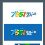 网址导航www.7551.com logo设计!_LOGO设计_时间财富网